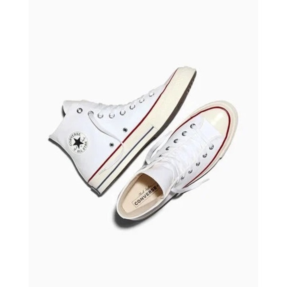 Converse Chuck Taylor All Star 70s Unisex Womens 10 Men's 8 High Top White Shoes - Picture 5 of 7